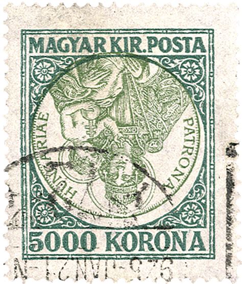 vintage stamps from hungary